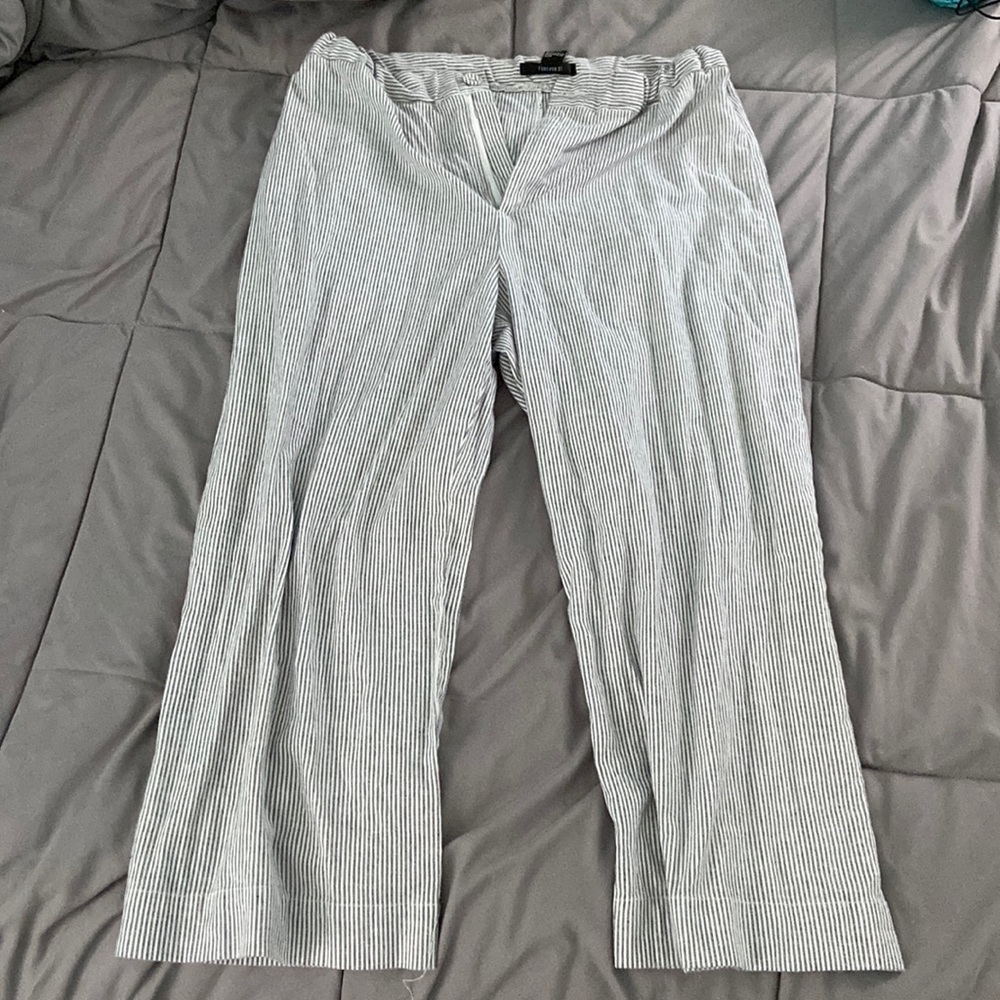 Linen Striped Pants
